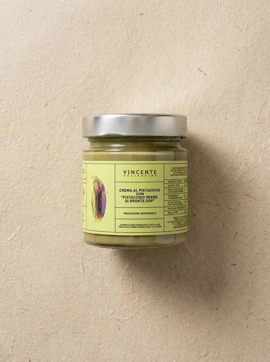 Vincente Cream with Pistacchio Verde di Bronte DOP (45%)