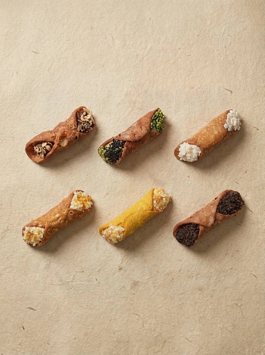 Authentic Sicilian Cannoli Box (Assorted Flavors)